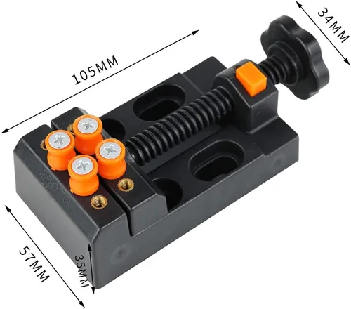Vista 6 de Prensas de banco Abrazadera de banco Brocas de giro de mano Pin Vice Tallado Abrazadera para manualidades DIY carpintería