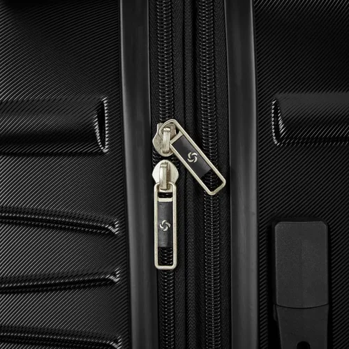 Vista 6 de Samsonite Equipaje expandible unisex Evolve Se Hardside con ruedas giratorias dobles, negro ( Bass Black ), Evolve Se Hardside - Equipaje expandible