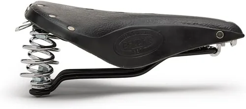 Vista 2 de Brooks England B67, Leather Bike Saddle with Suspension Springs