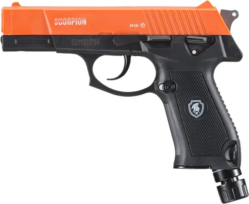 Vista 2 de Lancer Tactical Air Self Defense 0.5 Calibre CO2 Escorpión, menos letal, defensa del hogar, defensa personal, pistola de bolas de pimienta de grado