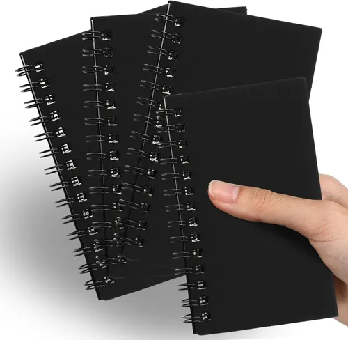 Vista 24 de Jutom 2 cuadernos pequeños en espiral, blocs de notas de 3 x 5 pulgadas, cuadernos de bolsillo pequeños a granel, mini bloc de notas con páginas