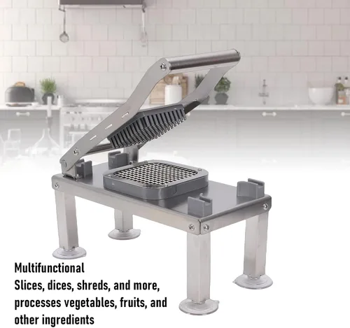 Vista 3 de banapoy Vegetable Chopper and Mandoline, Multi Functional Food Onion Chopper French Fry Cutter with Container, Kitchen Vegetable Potato Dicer Cutter