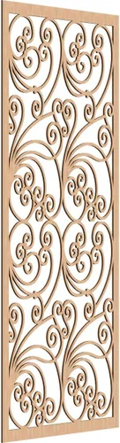 Vista 153 de Ekena Millwork WALW10X25X0250MALBI Marilla Paneles de pared decorativos de madera con calado, 9 3/8 pulgadas de ancho x 24 3/8 pulgadas de alto