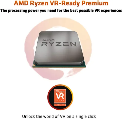 Vista 5 de AMD Ryzen 3 3300X Procesador de escritorio desbloqueado de 4 núcleos y 8 hilos con enfriador Wraith Stealth