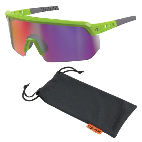 Vista 13 de Ergodyne Skullerz AEGIR - Gafas de sol de seguridad antiarañazos, antivaho y ANSI z87.1
