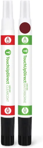 Vista 224 de TouchUpDirect QAK - Aerosol de pintura de retoque de color blanco sólido compatible con Nissan Exact Match - Kit esencial