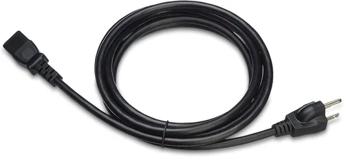 Vista 6 de Amazon Basics - Cable de alimentación para PC, 10 pies, paquete de 5, cable de alimentación de CA para monitor, computadora, TV, 3 clavijas, 18 AWG