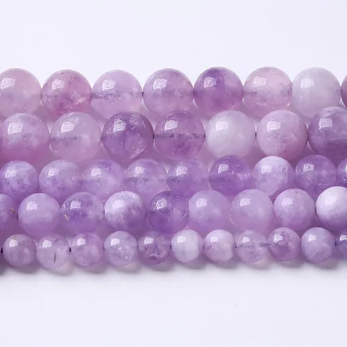 Vista 48 de 38 piezas de cuentas de piedra natural de malaquita azul de 10 mm, cuentas sueltas redondas de gemas para hacer joyas, pulsera, collar de 38 cm