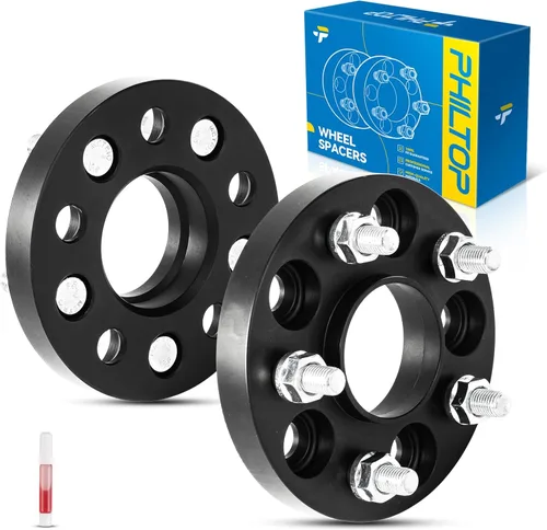 Vista 139 de PHILTOP 4x100 1.25" Espaciadores de rueda para Yaris, 2 piezas de espaciadores de rueda centrados en buje con 54.1mm de diámetro interior del buje