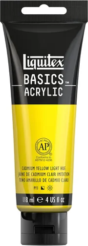 Vista 166 de Liquitex BASICS Pintura Acrílica, Tubo de 250ml (8.5 oz), Azul Ftalocianina