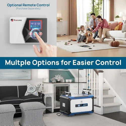 Vista 5 de ARGENDON Deshumidificador comercial de 180 pintas con bomba para espacio de arrastre, unidad de daños por agua de la industria para un gran espacio