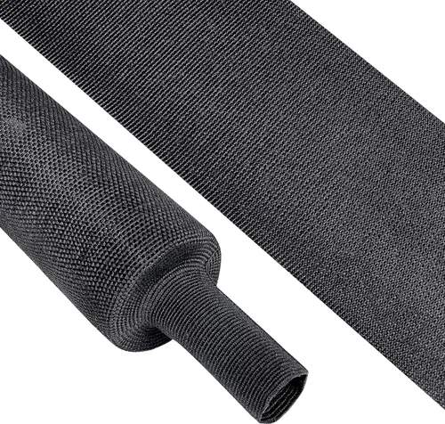 Vista 20 de Funda Termorretráctil para Cables 2:1 Manga de Cable Trenzada Retráctil de 1-1/8 Pulgadas ID-46ft Protección contra la Abrasión Tela Flexible