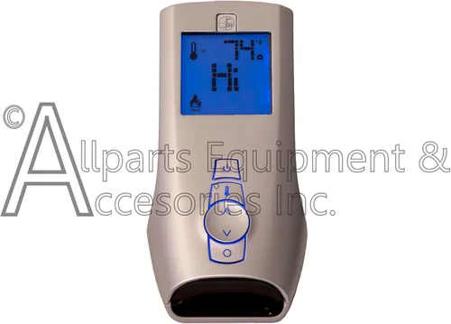 Vista 3 de Sit 0.584.023 Proflame 1 Transmisor de plata Serie GTMF Termostato de mano con control remoto para chimenea - Encendido/Apagado/Ajuste de llama