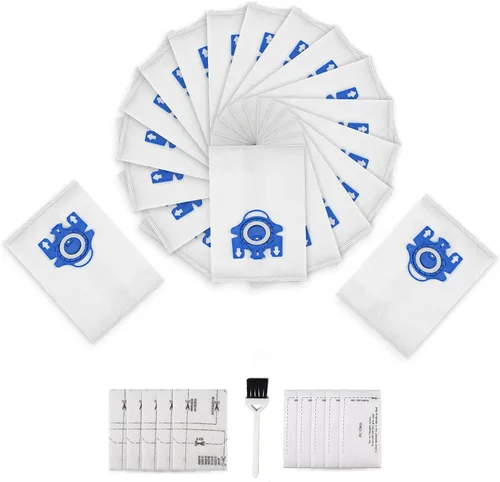 Vista 8 de Improvedhand Paquete de 12 bolsas de repuesto 3D Airclean para Miele GN bolsas de aspiradora para Miele Classic C1 Complete C1 C2 C3 S2 S5 S8 S400