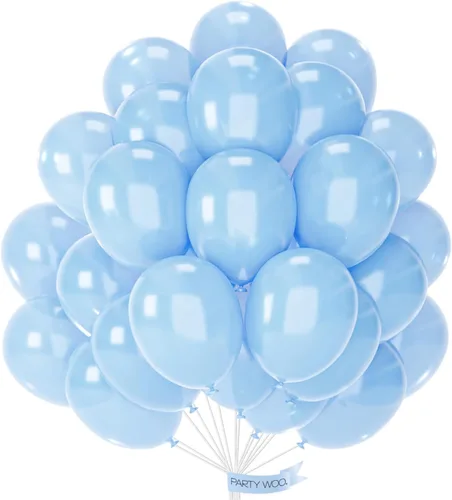 Vista 97 de PartyWoo Globos color nude, 50 globos bohemios de color albaricoque de 12 pulgadas, globos beige para guirnalda de globos o arco de globos como