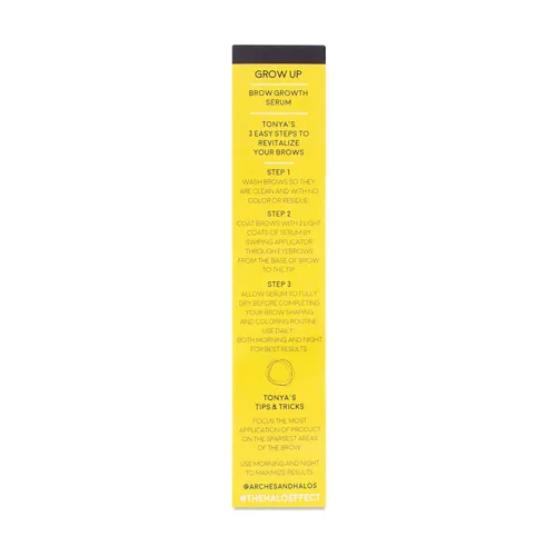 Vista 9 de Arches & Halos Suero para el crecimiento de las cejas – Tratamiento hidratante para cejas – Fórmula activadora del crecimiento del cabello