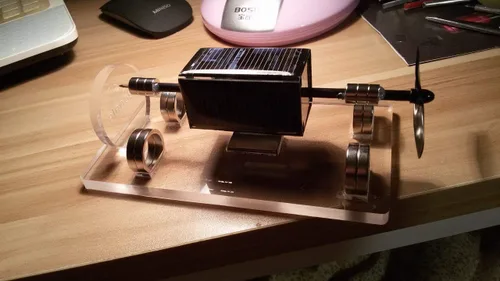 Vista 8 de Sunnytech Motor de motor Stirling de baja temperatura Modelo de levitación magnética solar Mendocino Educación Modelo Kit de juguete LT001-ST41