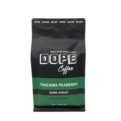 Vista 8 de Dope Coffee, Goteo etíope, tostado medio, café de grano entero, región Sidamo 100% Arábica, 12 onzas