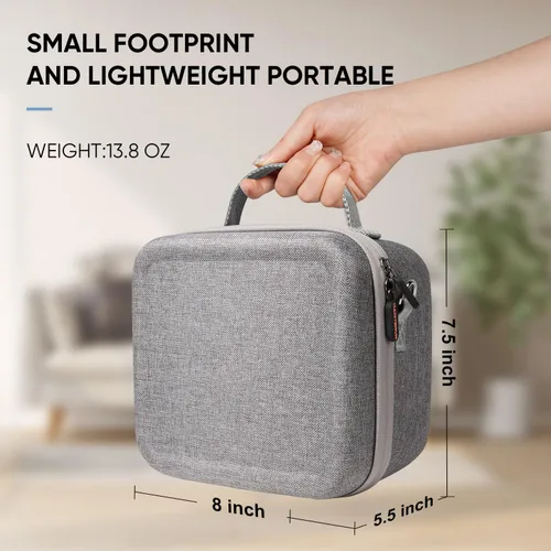 Vista 6 de GAGITERVR Estuche rígido de transporte para DJI MINI 3/3 Pro Drone - Compatible con mandos remotos DJI RC/RC N1, correa para el hombro y correa