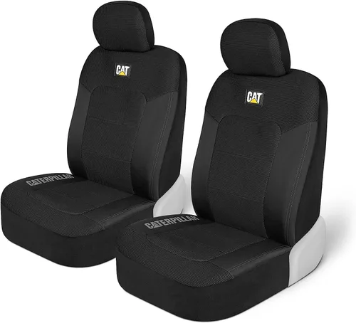 Vista 17 de Cat MeshFlex Fundas de asiento automotriz para automóviles, camiones y SUV (juego de 2) – Fundas de asiento de coche beige para asientos delanteros