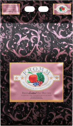 Vista 30 de Comida seca premium para gatos Fromm Four-Star Nutritionals con receta de carne de res Livattini Veg - 4 libras