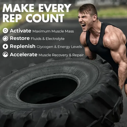 Vista 3 de Max Muscle Arm Plus+ - Matriz de recuperación anabólica 0.88 oz de proteína, 0.28 oz de Bcaas, 0.11 oz de monohidrato de creatina Proteína