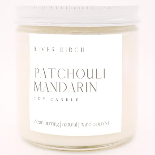 Vista 27 de River Birch Candles - Vela perfumada de menta y pomelo, velas de soja de primera calidad, totalmente naturales, no tóxicas, 16 onzas, 90 horas
