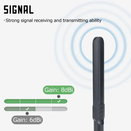 Vista 3 de Antena de cámara celular 4G LTE 8dBi RP-SMA macho de repuesto para Spypoint Stealth Cam Cámara de rastro celular, cámara de juego, cámara de caza