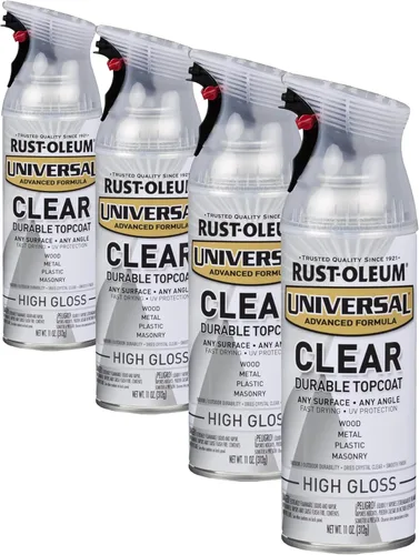 Vista 6 de Rust-Oleum 267298-6PK Pintura en aerosol martillada universal para todas las superficies, 12 onzas, blanco, paquete de 6