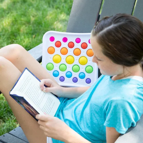 Vista 4 de Fat Brain Toys Dimpl Pops Deluxe - La mejor experiencia de reventar, niños y adultos