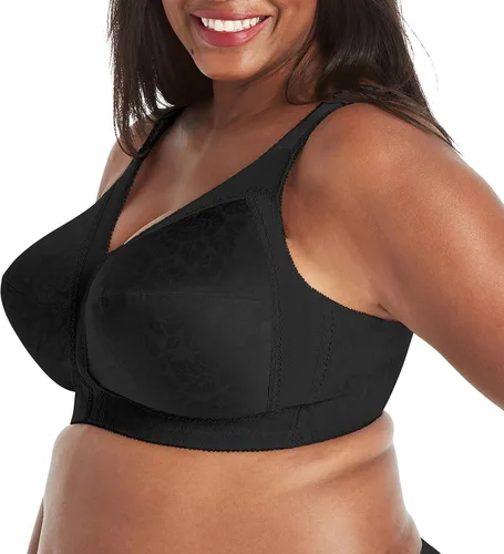 Vista 2 de Playtex 18 Hour - Brasier con tirantes y sin varillas para mujer, brasier cómodo de cobertura completa, 1 o 2