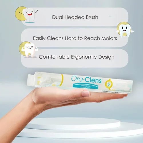 Vista 7 de Cepillo de dientes de doble cara para perros y gatos, cepillo de dientes para mascotas con diseño de doble cabeza para mascotas pequeñas, medianas