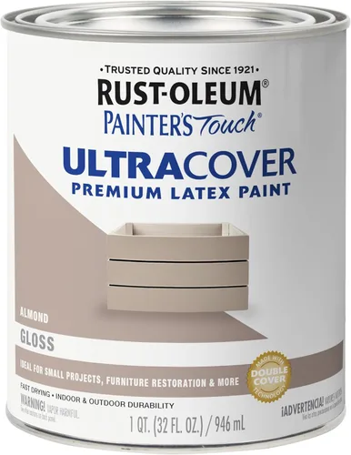 Vista 6 de Rust-Oleum 1922502-2PK Painter's Touch - Pintura de látex, cuarto de galón, azul marino brillante, 32 onzas líquidas (paquete de 2)