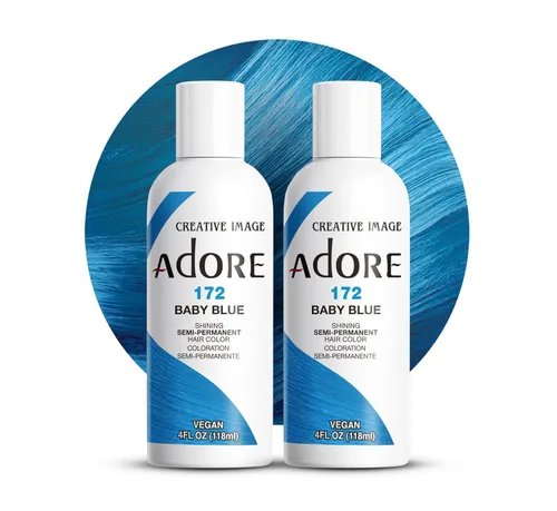 Vista 21 de Adore Tinte semipermanente morado para el cabello, vegano y libre de crueldad, 4 onzas líquidas, 090 Lavender (paquete de 1)