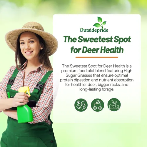 Vista 4 de Outsidepride Southern Sweet Spot Seed - Semillas anuales, versátiles, de rápido crecimiento y tolerantes a la sequía, semillas de parcela