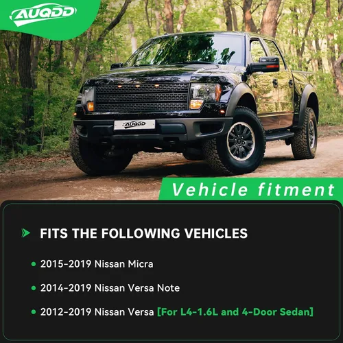 Vista 2 de AUQDD Juego de 2 piezas de brazo de control inferior delantero de suspensión y junta esférica Compatible con 2013-2019 Nissan Versa, 14-19 Versa