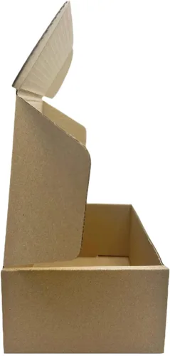 Vista 4 de Cajas de envío de 15 x 11 x 3 pulgadas, juego de 20 sobres de papel kraft corrugado para suministros de embalaje, libros, regalos, ropa artesanal