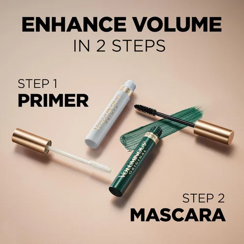 Vista 5 de L'Oréal Paris Makeup Voluminous Original - Mascara para ojos más intensos, lavable, color verde profundo (Deep Green), 0.27 fl oz