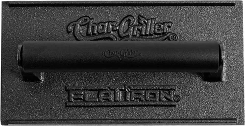 Vista 3 de Char-Griller® Plancha de hierro plano, accesorio de cocina para exteriores, material de hierro fundido duradero, para cocinar uniformemente