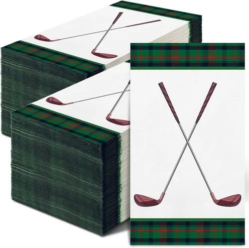 Vista 10 de Jetec 200 servilletas de papel costeras con conchas marinas, toallas de mano de papel para baño, desechables, diseño de estrella de mar azul marino