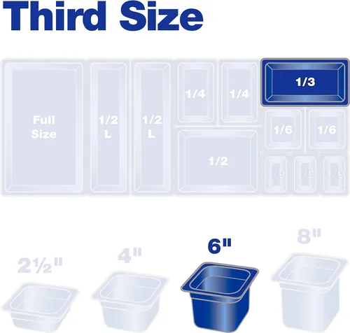 Vista 7 de Carlisle FoodService Products Storplus Recipiente para almacenamiento de alimentos y recipiente para alimentos calientes con esquinas para servir