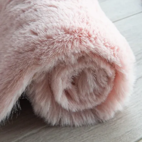 Vista 7 de Alfombra rectangular de pelo sintético lavable y esponjosa para sala de estar, bonita alfombra peluda pequeña para dormitorio, para niños, alfombra