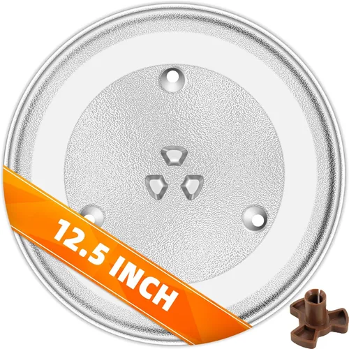 Vista 12 de CalPalmy Plato giratorio de microondas de 12.75" compatible con Whirlpool, Kenmore, LG, GE, Sears, placa de vidrio de 12-3/4", reemplaza el plato