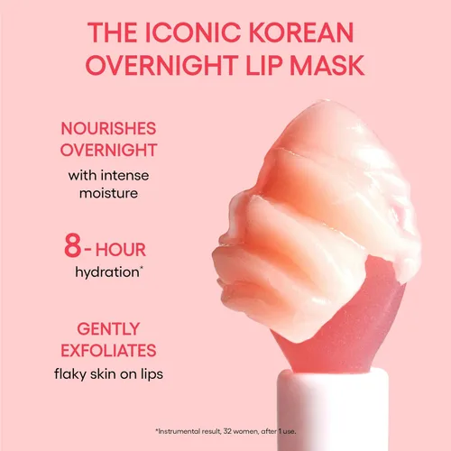 Vista 4 de LANEIGE - Mascarilla nocturna para labios: Nutrir, hidratar, vitamina C, manteca de murumuru y manteca de karité, antioxidantes, labios escamosos