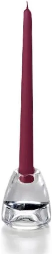 Vista 77 de yummi Velas cónicas naranjas de 12 pulgadas - 12 por paquete Naranja Brillante