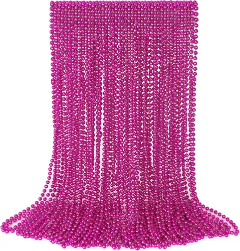 Vista 19 de EOBOH Cuentas de Mardi Gras, Accesorios de Cuentas de Carnaval de Mardi Gras para Tiradas de Desfile, Decoraciones de Fiesta 10
