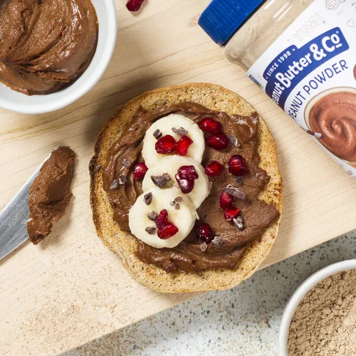 Vista 7 de Peanut Butter & Co. Polvo de proteína de cacahuete de cacao, proyecto verificado sin OMG, sin gluten, vegano, tarro de 6.5 onzas