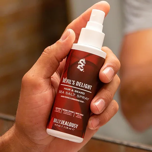 Vista 6 de Billy Jealousy Spray de sal marina, spray texturizante y voluminizador para todo tipo de cabello y longitudes de barba