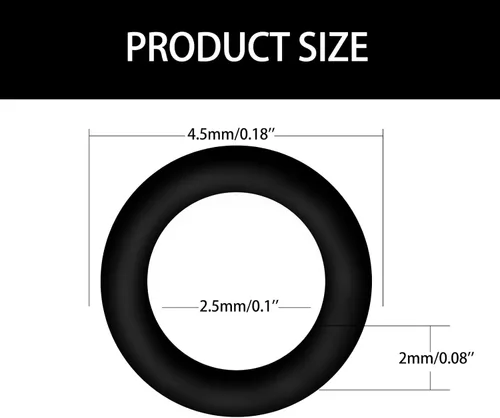 Vista 3 de LeFeng - 100 juntas tóricas de eje de dardo, anillos tóricos de goma antideslizantes para ejes de metal, kit de accesorios para dardos (negro)