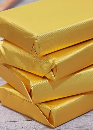 Vista 4 de Penta Angel 50 envoltorios de barra de caramelo, papel de regalo de chocolate con respaldo de papel grueso para Navidad, boda, cumpleaños, dulces